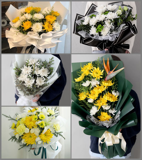 广东云浮市云安区前锋镇白事花束代送